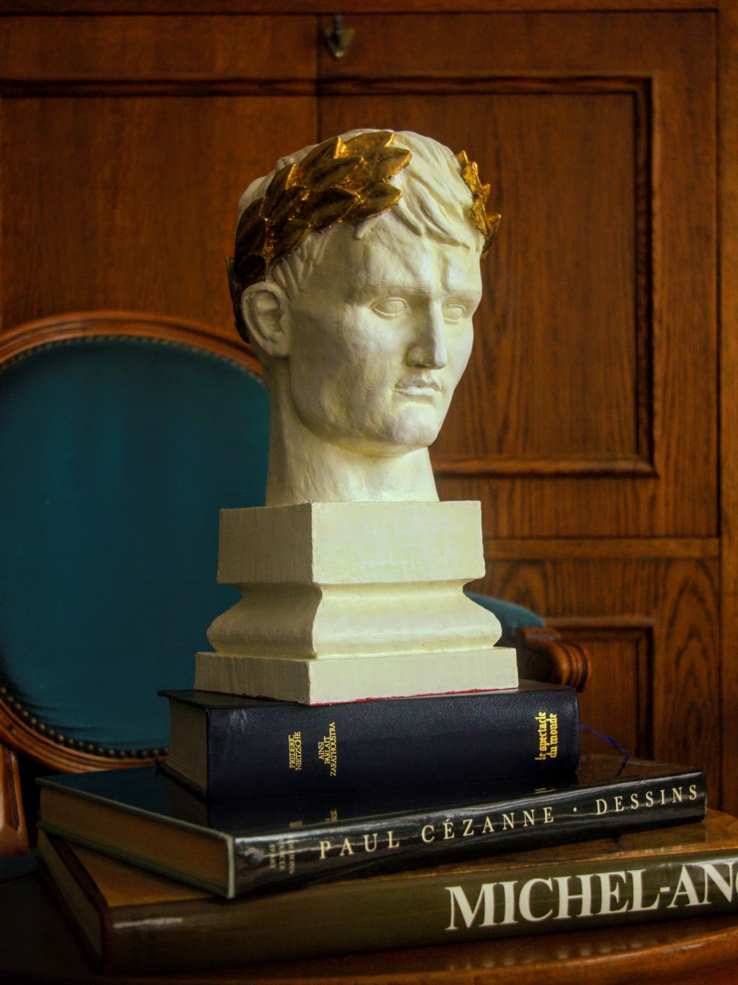 Napoleon Bust crowned