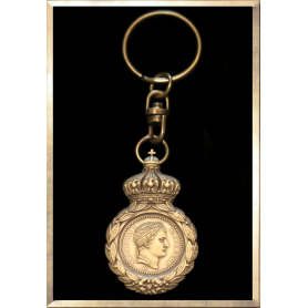 Porte Clé "Médaille de Sainte-Hélène"